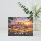 Carte Postale Voyage à Amarillo Texas (Debout devant)