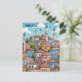 Carte Postale Voyage à Ankara Turkiye (Debout devant)