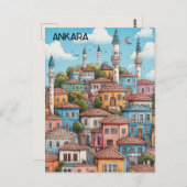 Carte Postale Voyage à Ankara Turkiye (Devant / Derrière)