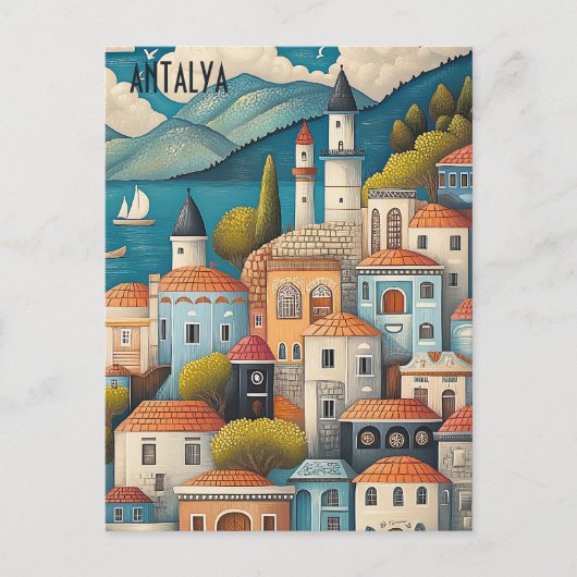 Carte Postale Voyage à Antalya Turkiye (Devant)