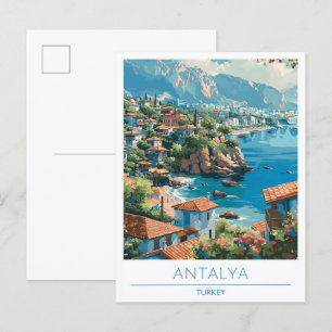 Carte Postale Voyage à Antalya Turquie