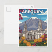 Carte Postale Voyage à Arequipa Pérou (Devant / Derrière)