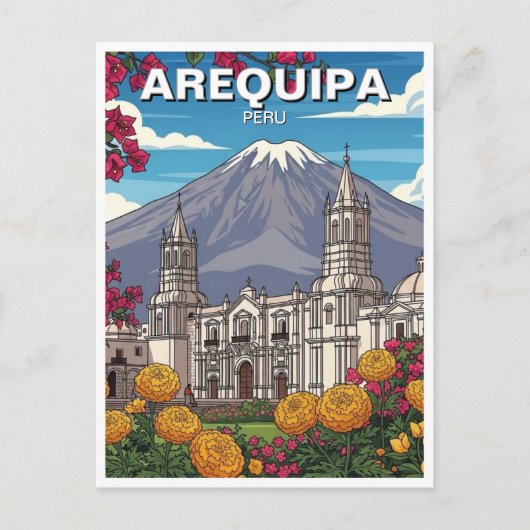 Carte Postale Voyage à Arequipa Pérou (Devant)