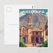 Carte Postale Voyage à Arequipa Pérou (Devant / Derrière)