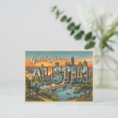 Carte Postale Voyage à Austin Texas (Debout devant)