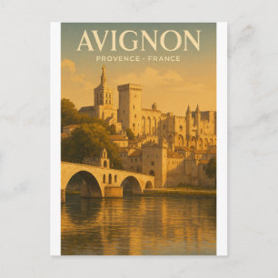 Carte Postale Voyage à Avignon Provence France