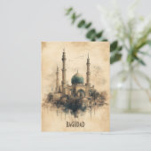 Carte Postale Voyage à Bagdad Irak (Debout devant)