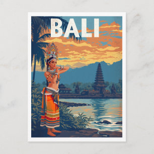 Carte Postale Voyage à Bali, Indonésie
