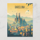 Carte Postale Voyage à Barcelone (Devant)
