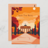 Carte Postale Voyage à Berlin (Devant / Derrière)