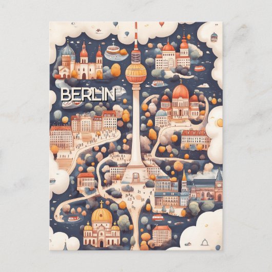 Carte Postale Voyage à Berlin Allemagne (Devant)