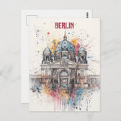 Carte Postale Voyage à Berlin Allemagne (Devant / Derrière)