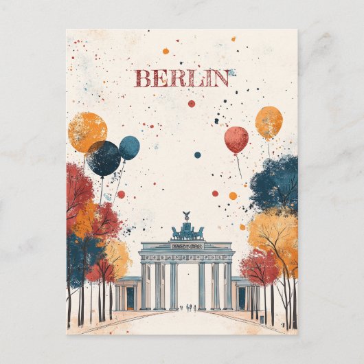 Carte Postale Voyage à Berlin Allemagne (Devant)