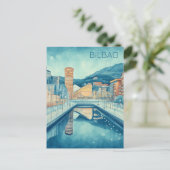 Carte Postale Voyage à Bilbao Espagne (Debout devant)