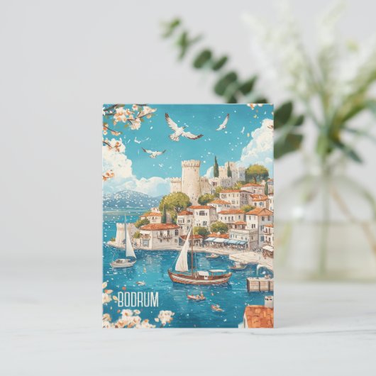 Carte Postale Voyage à Bodrum Turkiye (Debout devant)