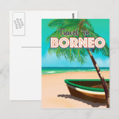Carte Postale Voyage à Borneo (Devant / Derrière)