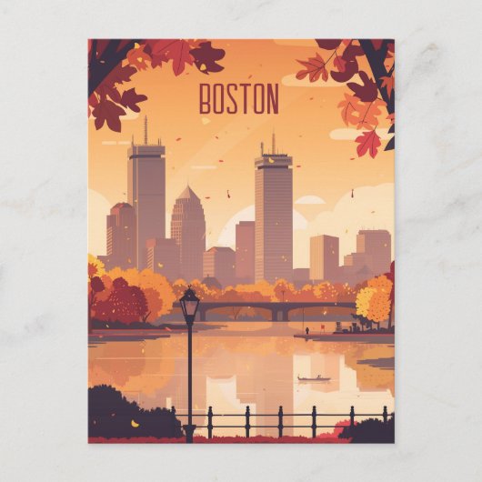 Carte Postale Voyage à Boston (Devant)