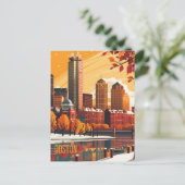 Carte Postale Voyage à Boston (Debout devant)