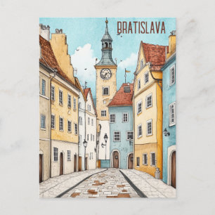 Carte Postale Voyage à Bratislava Slovaquie