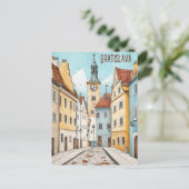 Carte Postale Voyage à Bratislava Slovaquie (Debout devant)