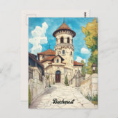 Carte Postale Voyage à Bucarest Roumanie (Devant / Derrière)