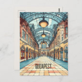 Carte Postale Voyage à Budapest Hongrie (Devant / Derrière)