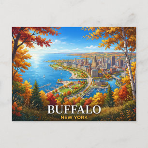 Carte Postale Voyage à Buffalo New York