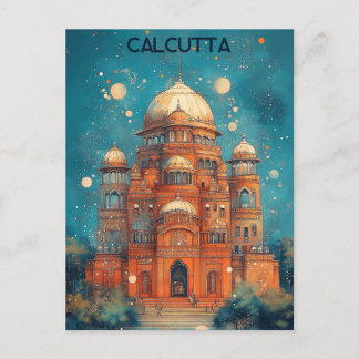 Carte Postale Voyage à Calcutta Inde