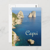 Carte Postale Voyage à Capri (Devant / Derrière)