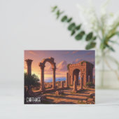 Carte Postale Voyage à Carthage Tunisie (Debout devant)