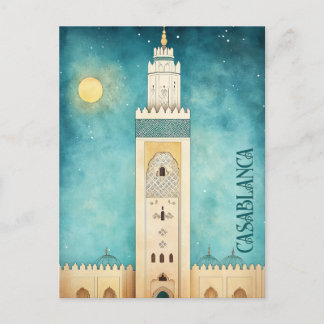 Carte Postale Voyage à Casablanca Maroc