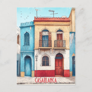 Carte Postale Voyage à Casablanca Maroc