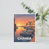 Carte Postale Voyage à Chania Grèce (Debout devant)