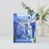 Carte Postale Voyage à Chefchaouen Maroc (Debout devant)