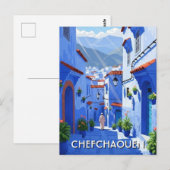 Carte Postale Voyage à Chefchaouen Maroc (Devant / Derrière)