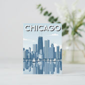Carte Postale Voyage à Chicago Illinois (Debout devant)