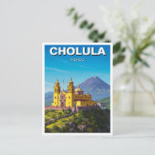 Carte Postale Voyage à Cholula Mexique (Debout devant)