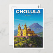 Carte Postale Voyage à Cholula Mexique (Devant / Derrière)