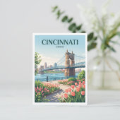 Carte Postale Voyage à Cincinnati Ohio (Debout devant)