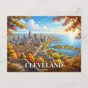 Carte Postale Voyage à Cleveland Ohio