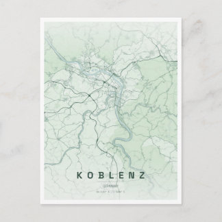 Carte Postale voyage à Coblence en Allemagne