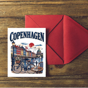 Carte Postale Voyage à Copenhague Danemark Nyhavn Port