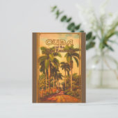 Carte Postale Voyage à Cuba à l'époque - Chemin de fer de Cuba (Debout devant)