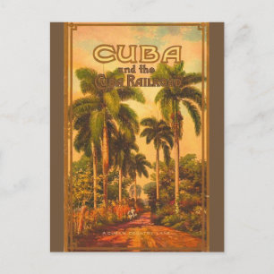 Carte Postale Voyage à Cuba à l'époque - Chemin de fer de Cuba