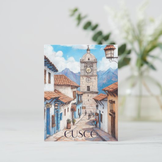 Carte Postale Voyage à Cusco Pérou (Debout devant)