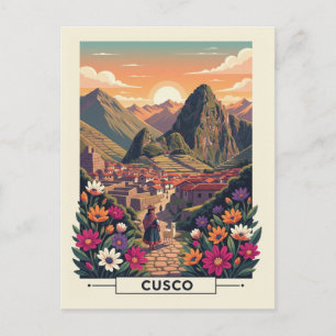 Carte Postale Voyage à Cusco Pérou