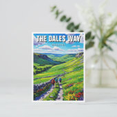Carte Postale Voyage à Dales Way Angleterre (Debout devant)