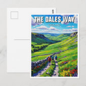 Carte Postale Voyage à Dales Way Angleterre (Devant / Derrière)