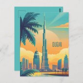 Carte Postale Voyage à Dubaï (Devant / Derrière)