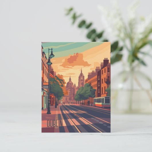 Carte Postale Voyage à Dublin (Debout devant)